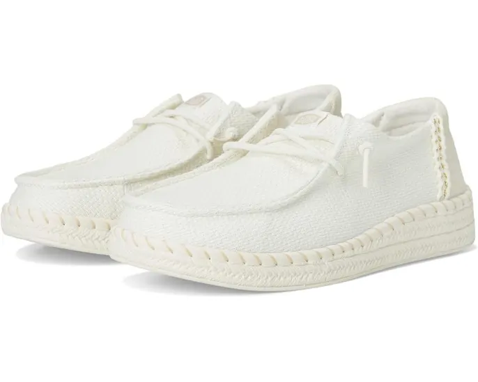 Эспадрильи Hey Dude Wendy Espadrille Woven с плетеным верхом и пробковой стелькой