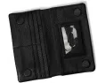 Кожаный кошелек HOBO Lumen с тиснением и застежкой