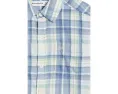 Повседневная клетчатая рубашка Boxy Woven abercrombie kids для детей