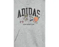 Adidas детский костюм из флиса Graphic Heather с принтом