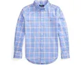 Клетчатая оксфордская рубашка с функциональными свойствами Polo Ralph Lauren Kids для малышей и детей