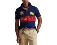 Классическое поло Polo Ralph Lauren с сеткой и вышитым гербом