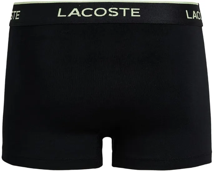 Набор из 3 трусов Lacoste 3-Pack Crocodile Logo Trunks с логотипом крокодила