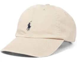 Классическая бейсболка Polo Ralph Lauren из хлопкового твила с вышитым логотипом