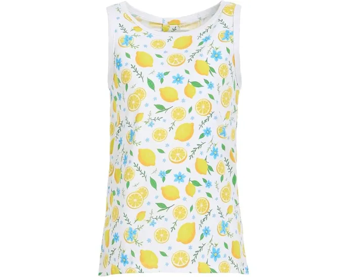 Топ Appaman Kids Hazel с принтом лимона без рукавов