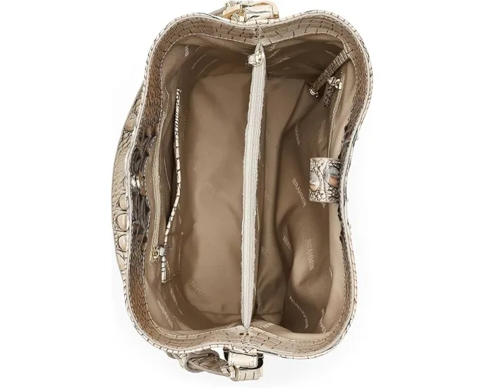 Сумка Brahmin Celina из кожи с золотистой фурнитурой