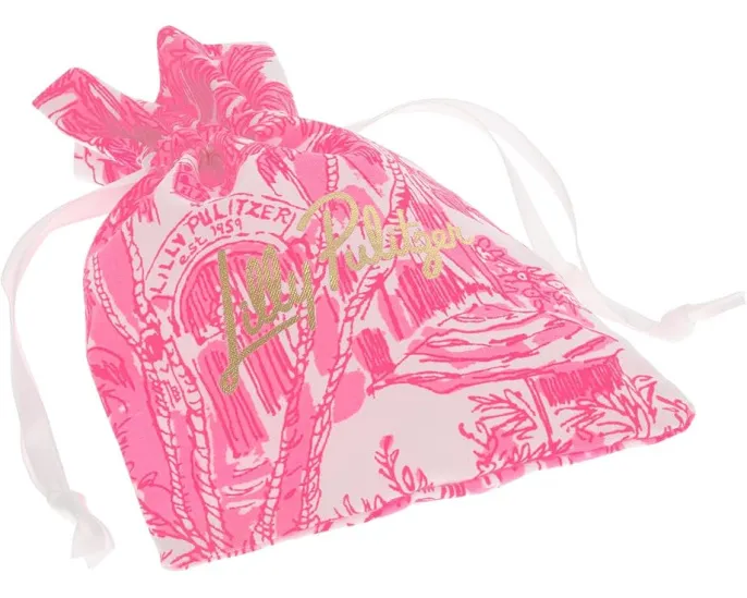 Серьги-кольца Lilly Pulitzer Wave N Sea с бирюзовыми бусинами