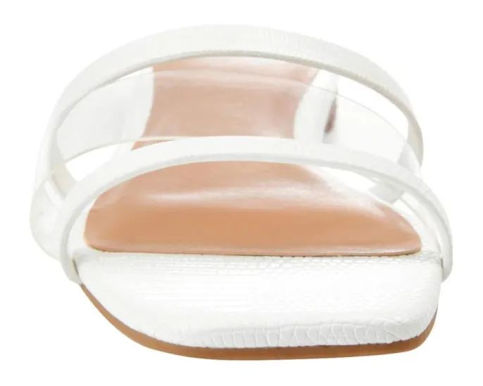Сандалии Ramira Slide от Journee Collection с прозрачным ремешком и мягкой стелькой