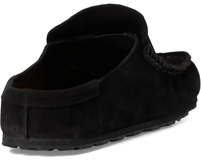 Клоги Birkenstock Naples из замши с пробковой стелькой