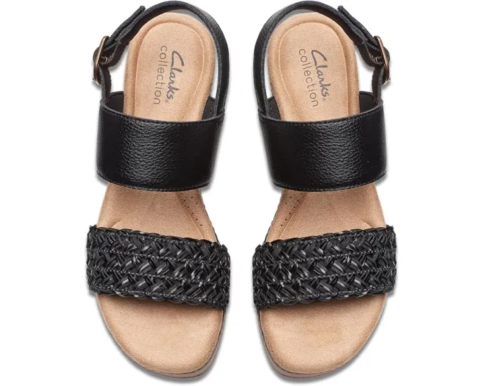 Сандалии Clarks Seannah Step с ремешком на щиколотке и застежкой на липучке