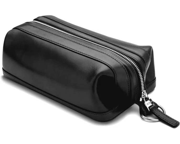 Дорожная косметичка Bosca на 10 дюймов из состаренной кожи с крючком