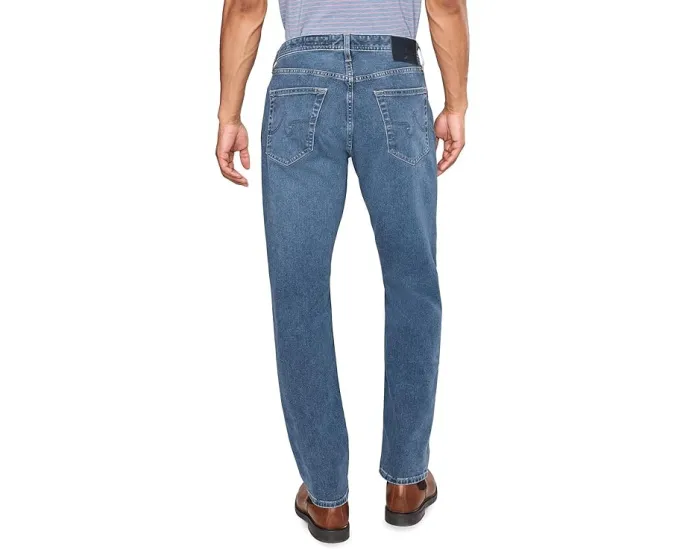 Тонкие прямые джинсы Everett Plateau с двойным стрейчем от AG Jeans