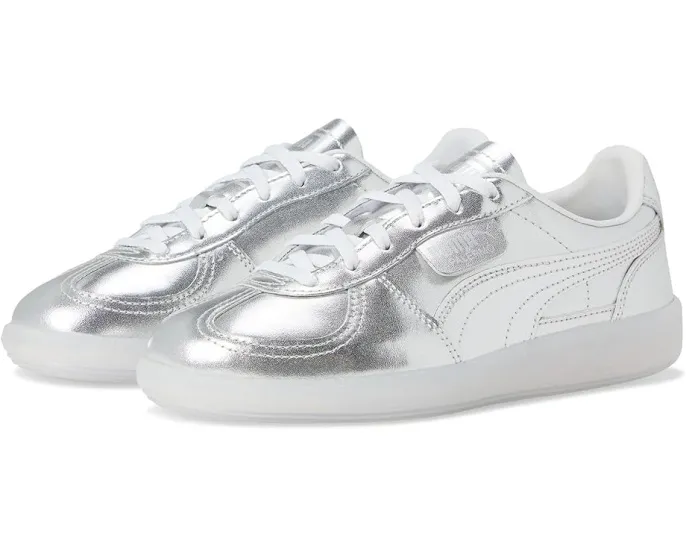 Детские кроссовки Puma Palermo Chrome с Т-образным мыском и контрастными вставками