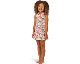 Платье Mini Riegan с присборенным подолом от Lilly Pulitzer Kids