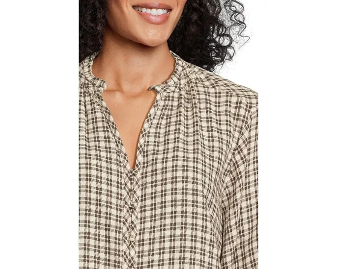 Рубашка L.L.Bean Signature Portland Popover с клетчатым принтом