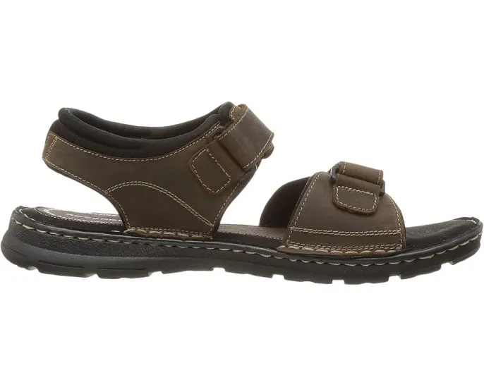 Сандалии Rockport Darwyn Quarter Strap с открытым носком и двумя застежками