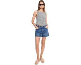 Топ Sunfaded Top Free People Структурированный с пеплумом