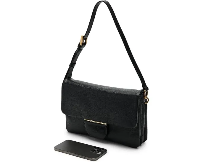 Сумка AllSaints Ondine Grain через плечо из гладкой кожи