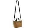 Сумка тоут Rebecca Minkoff Riley SM из соломки на цепочке