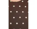 Топ без рукавов с принтом Brown Polka Dot Beach Riot
