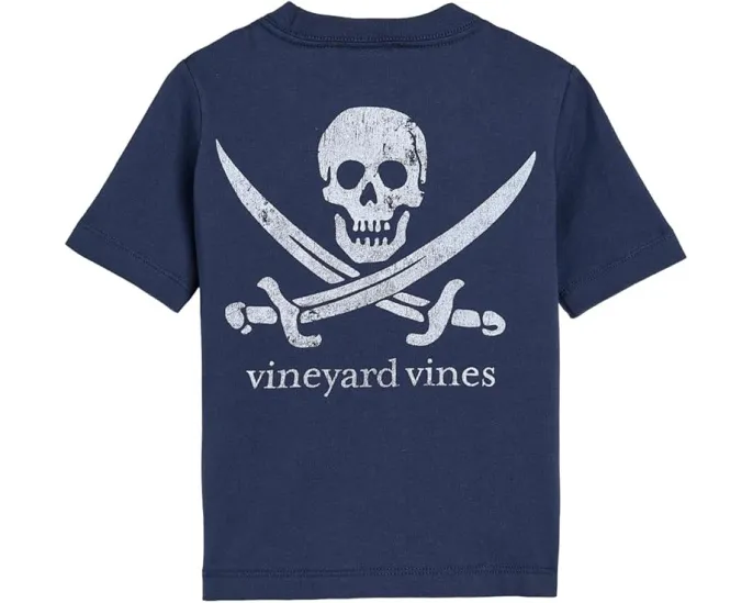 Детская футболка с пиратским флагом от vineyard vines
