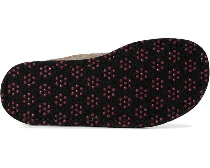 Тапочки Haflinger Snowman с вышивкой снежинок