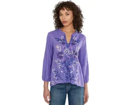 Блуза Johnny Was Adina с рюшами и нежным цветочным принтом