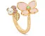Кольцо Kate Spade New York Pastel Petals с лепестками и камнями
