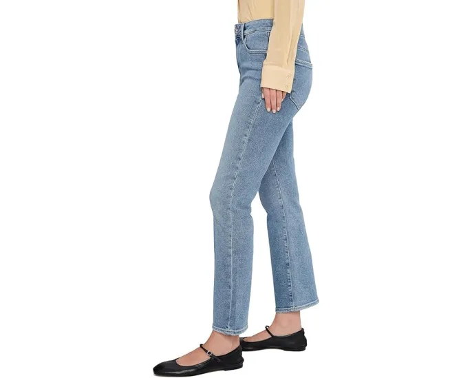 Джинсы Paige Mason Crop Bootcut с расклешённым низом и средней посадкой в цвете Divine
