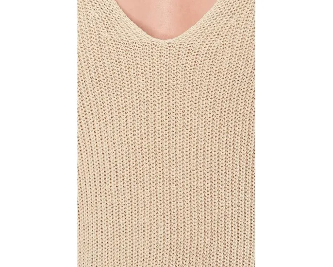 Свитер Miramar Linen с глубоким V-вырезом от Faherty