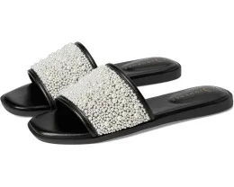 Сандалии Precly с жемчужным ремешком и открытым носком