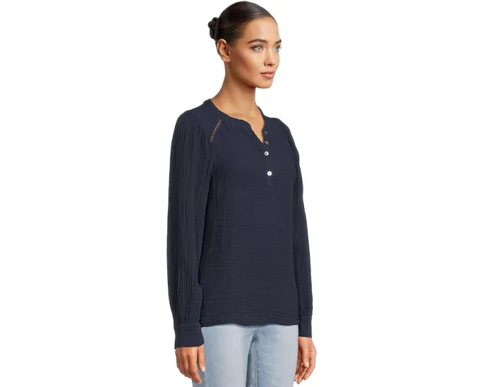 Блуза Michael Stars Kacey в стиле пезанти с длинным рукавом