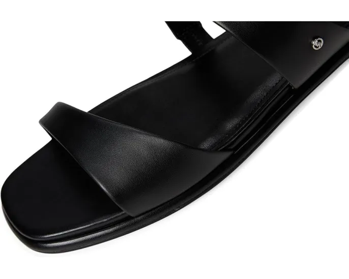 Плоские сандалии Jaida с асимметричным кожаным верхом