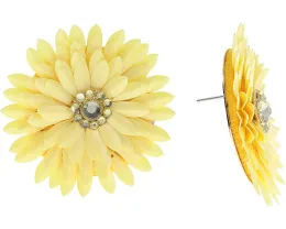 Серьги Lilly Pulitzer Slice Of Sunshine с пайетками в виде георгина