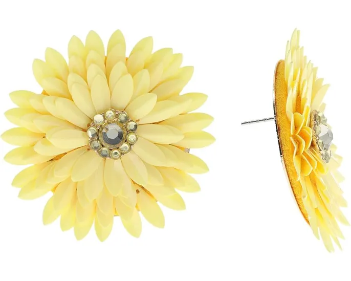 Серьги Lilly Pulitzer Slice Of Sunshine с пайетками в виде георгина