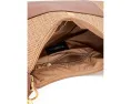 THINK ROYLN Большая сумка-хобо Seaside Satchel из рафии и кожи с двумя ремнями