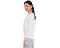 Топ Clara с рукавом три четверти и съемным плечом от Michael Stars