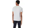Футболка Armani Exchange Logo Printed Tee с принтом на груди и прямым подолом