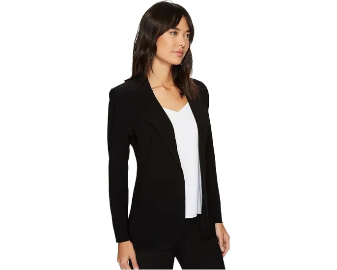 Однобортный жакет Norma Kamali приталенного кроя из эластичного поли джерси