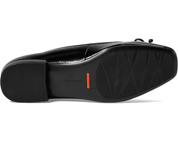 Балетки Rockport Sadie с квадратным носком и бантом на низком каблуке