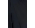 Топ Lilla P Faux Wrap Collared с имитацией запаха и длинными рукавами