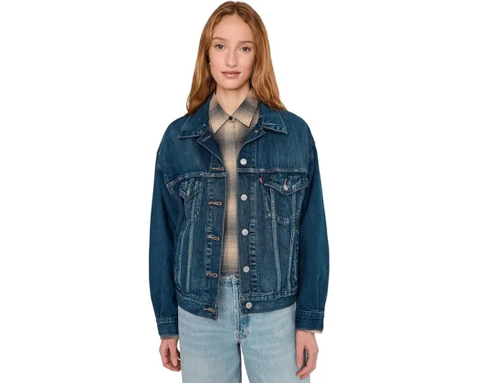 Куртка Levi's 90s Trucker с отложным воротником и карманами