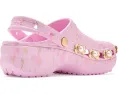 Классические платформенные клоги LoveShackFancy от Crocs с цветочным принтом