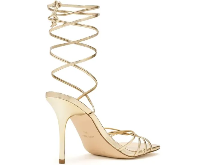 Вечерние сандалии Nine West Opela на высоком каблуке-стилетто с переплетением бретелей и лямками на щиколотке