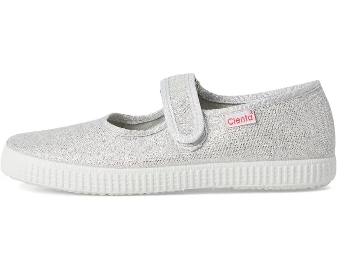 Детские туфельки Cienta Kids 56013 в стиле Мэри Джейн с блестками