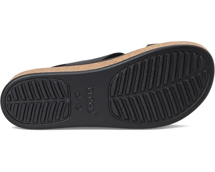 Сандалии Crocs Brooklyn Cork Low Wedge на пробковой платформе