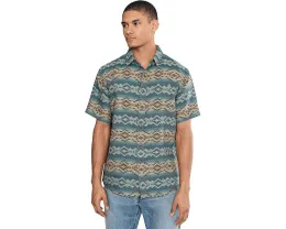 Pendleton рубашка из замши Gateway с коротким рукавом и геометрическим принтом