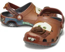 Кроксы Crocs Cars Mater Classic Clog для детей с ремешком и вентиляцией