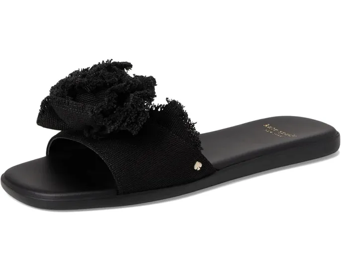Сандалии на плоской подошве Kate Spade New York Flourish с декором в виде розы