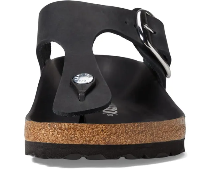 Сандалии Birkenstock Gizeh Big Buckle на пробковой стельке с анатомической поддержкой